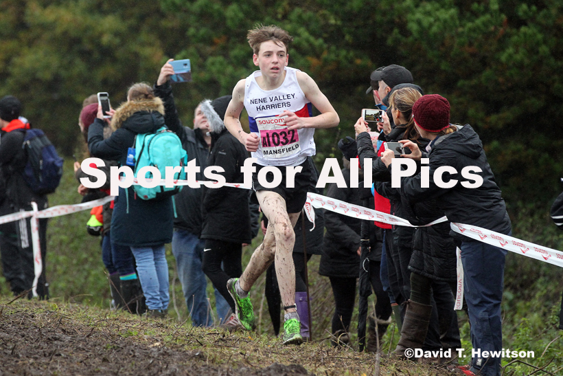 Boys under-15s, National Cross Country Relay Champs., Berry Hill Park, Mansfield.  Photo: David T. Hewitson/Sports for All Pics